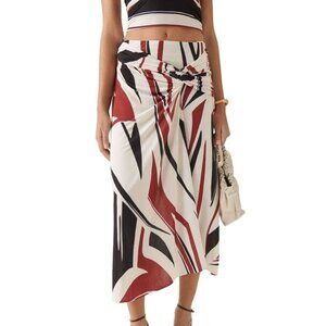 Ba&sh Midi Skirt Color print